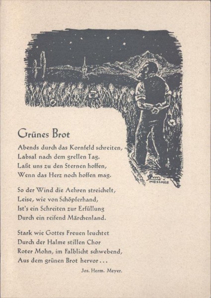 Grünes Brot, Jos. Herm. Meyer Vorderseite