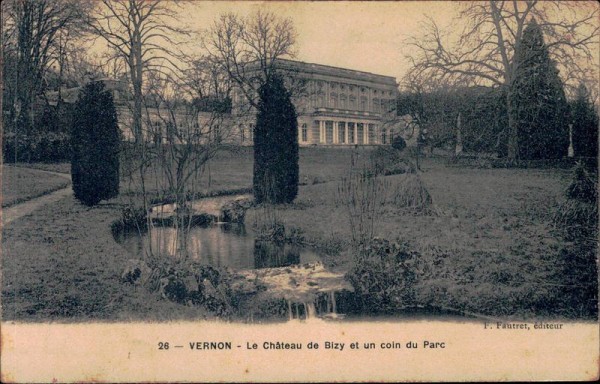 Vernon - Le Chateau de Bizy et un coin du Parc Vorderseite