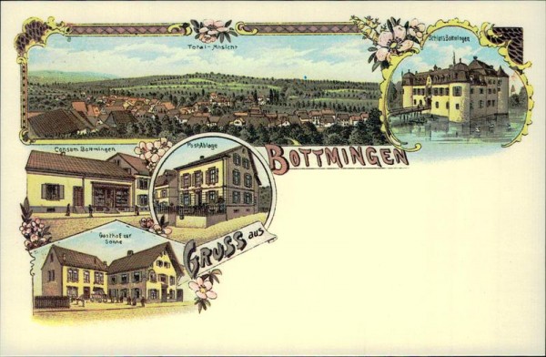 Gruss aus Bottmingen, REPRODUKTION Vorderseite