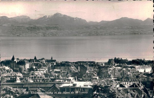 Lausanne-Ouchy et les Alpes de la Savoie Vorderseite