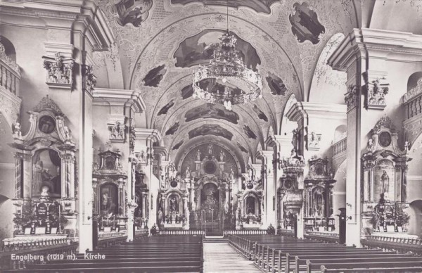 Engelberg Kirche Vorderseite