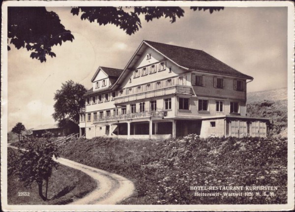 Hotel-Restaurant Kurfirsten Heiterswil - Wattwil 1026m