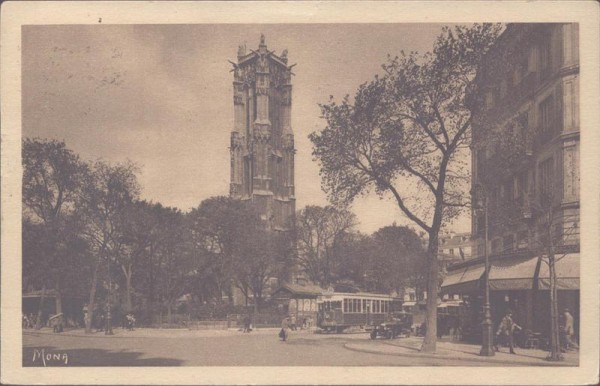 Paris, La Tour Saint-Jacques Vorderseite