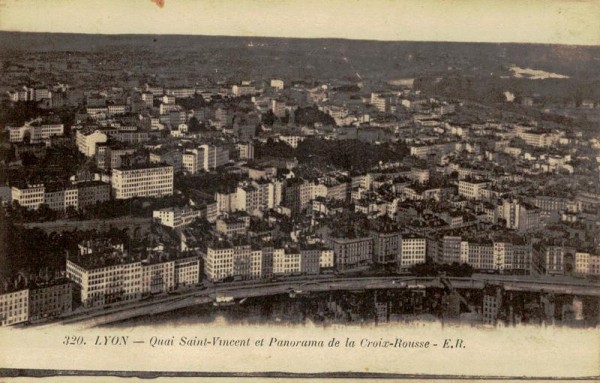 Quai Saint-Vincent, Lyon um ca. 1918 Vorderseite