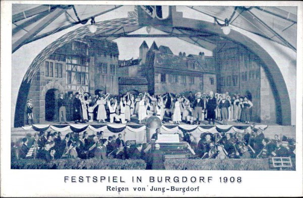 Burgdorf, Festspiel 1908 Vorderseite