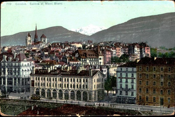 Genève, Salève et Mont Blanc Vorderseite