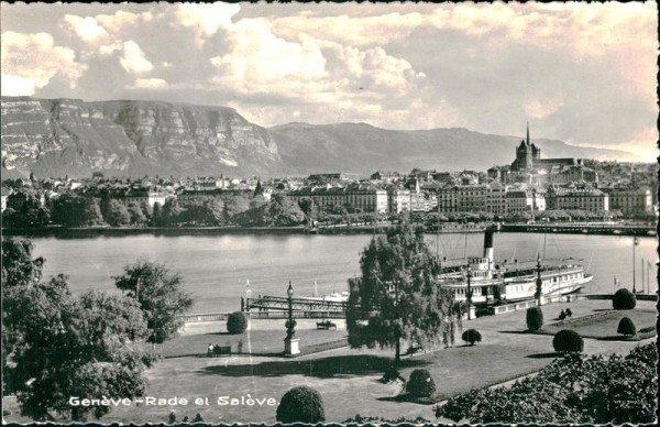 Genève - La Rade el le Salève Vorderseite
