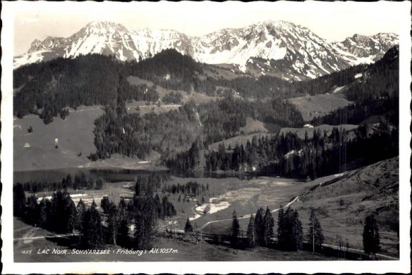 Schwarzsee (See im Kanton Freiburg) Vorderseite