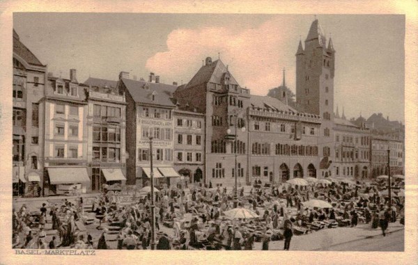 Basel, Marktplatz Vorderseite