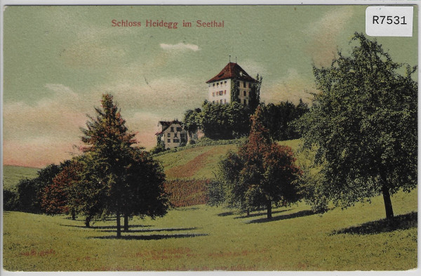 Schloss Heidegg im Seethal - Litho
