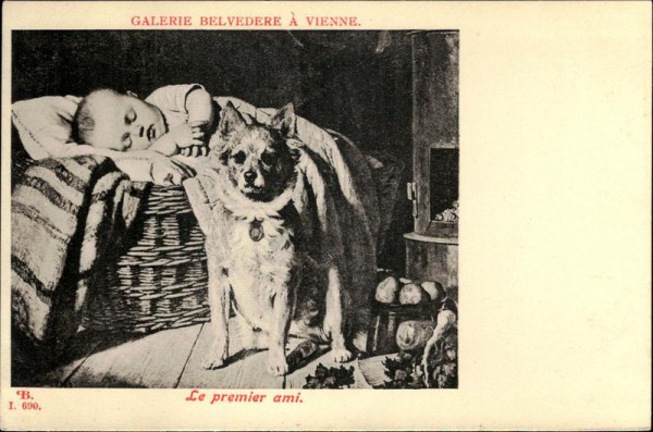 Galerie Belvedere À Vienne/Le premier ami. Vorderseite
