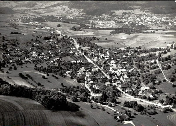 Weiach, Flugaufnahme Vorderseite