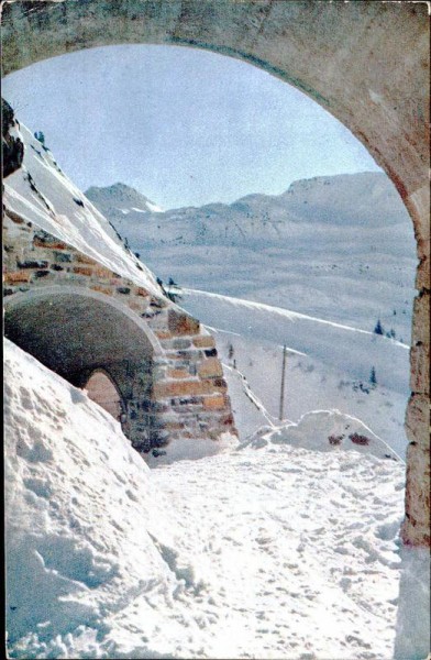 Winter im Hochgebirge Vorderseite