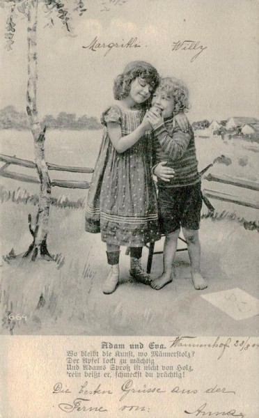 Adam und Eva Vorderseite