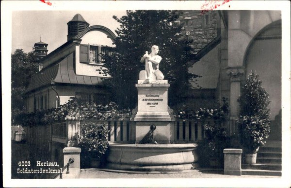 Herisau, Soldatendenkmal bei der ev. Kirche Vorderseite