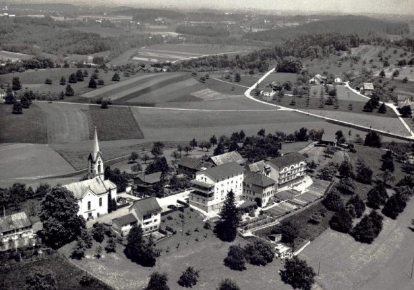 Kurhaus Marienburg, St. Pelagiberg TG - Flugaufnahmen Vorderseite