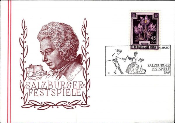 Salzburger Festspiele 1969 Vorderseite