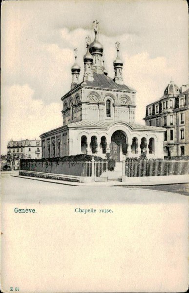 Genève - Chapelle russe Vorderseite