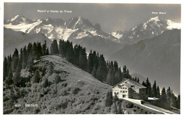 Massif et Galcier du Trient Vorderseite