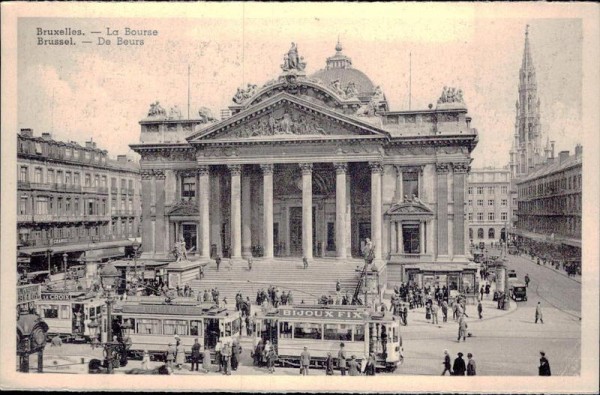 Brüssel - Börse Vorderseite