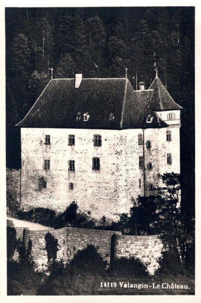 Valangin - Le Château Vorderseite