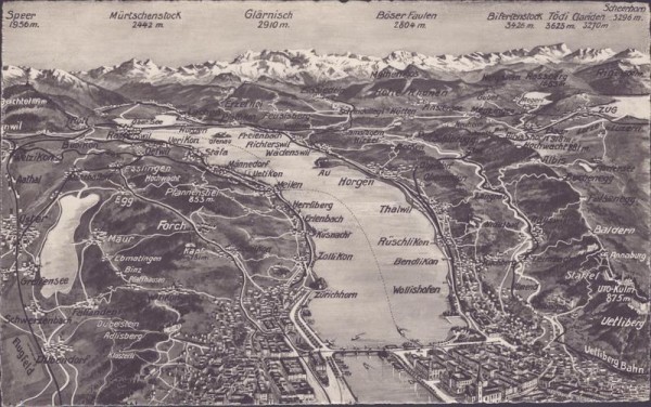 Zürichsee Vorderseite