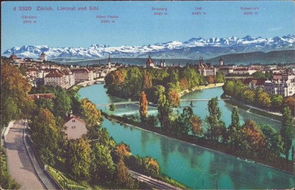 Zürich - Limmat und Sihl