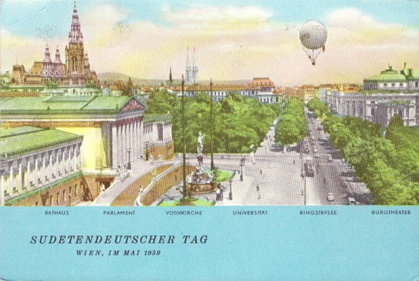 Sudetendeutscher Tag, Wien im Mai 1959