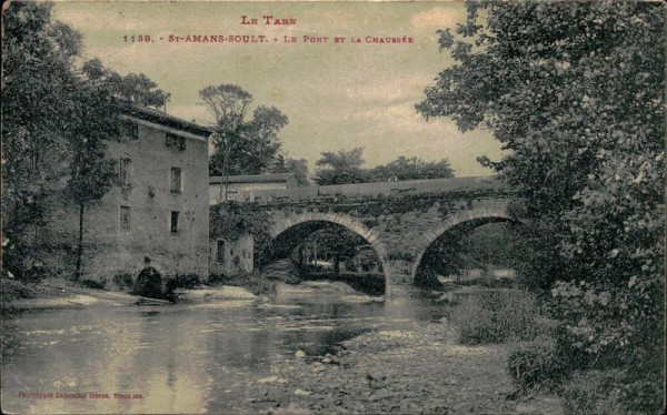 Le Tarn, St. Amans-Soult,Le Pont et la Caussée Vorderseite