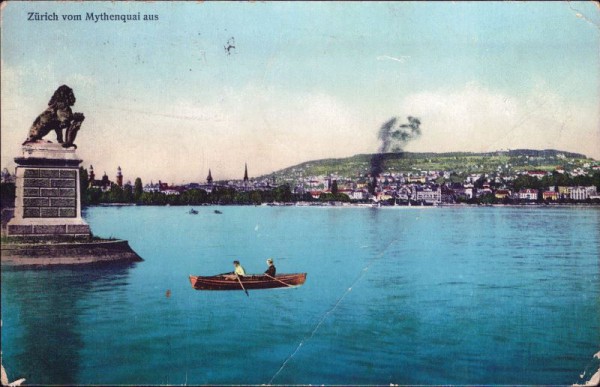 Zürich vom Mythenquai aus