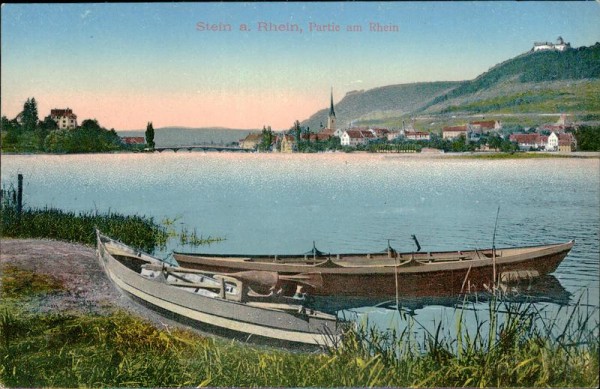 Stein am Rhein, Partie am Rhein Vorderseite