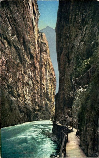 Aareschlucht Vorderseite