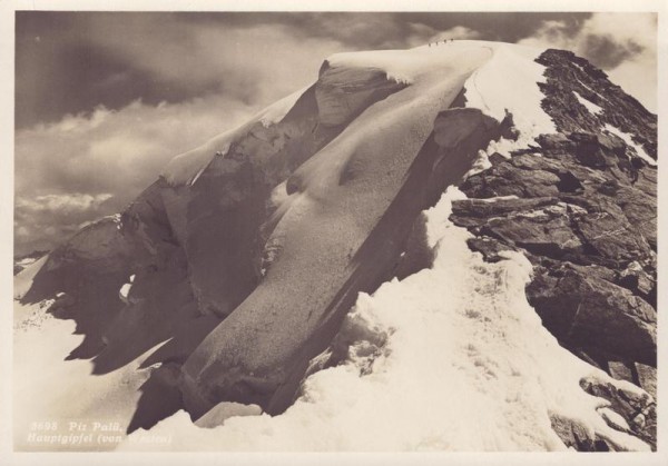 Piz Palü, Haubtgipfel (von Westen) Vorderseite