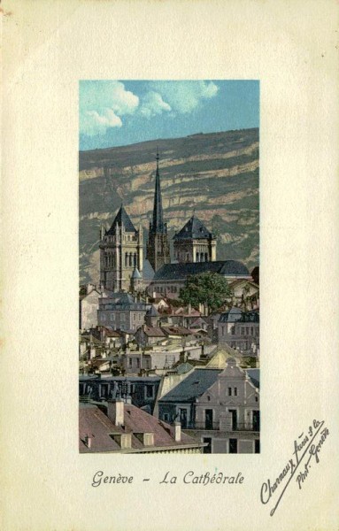 Genève, La Cathödrale Vorderseite