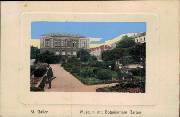 St. Gallen, Museum mit Botanischem Garten Vorderseite