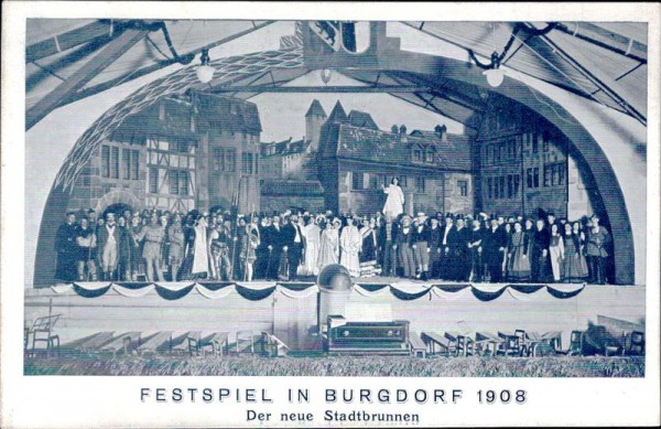 Burgdorf, Festspiel 1908 Vorderseite