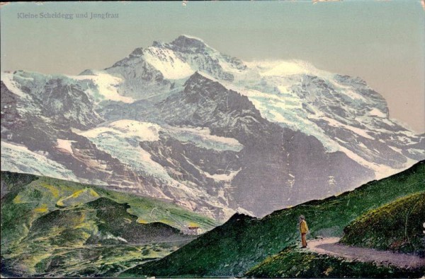 Kleine Scheidegg und Jungfrau Vorderseite