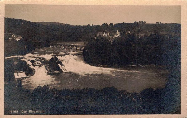 Der Rheinfall Vorderseite