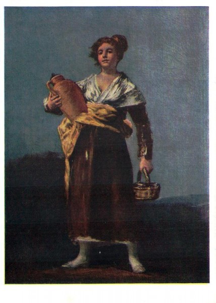 Goya Francesco, Die Wasserträgerin Vorderseite
