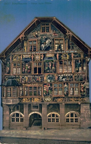 Schaffhausen - Haus zum Ritter. 1929 Vorderseite