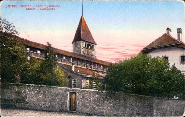 Murten - Festungsmauer Vorderseite