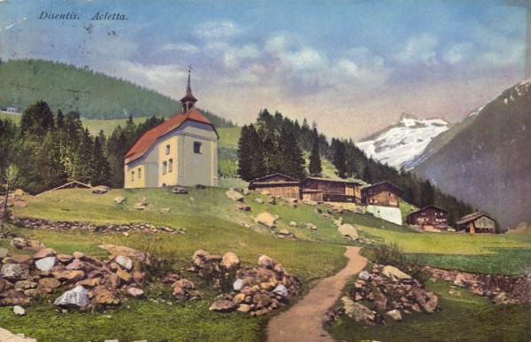 Disentis, Acletta. 1922