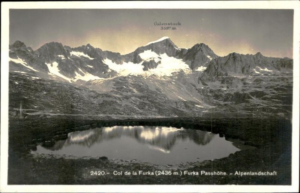 Galenstock (3586 m) Vorderseite