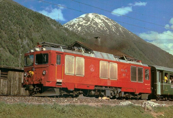 Rhätische Bahn Vorderseite