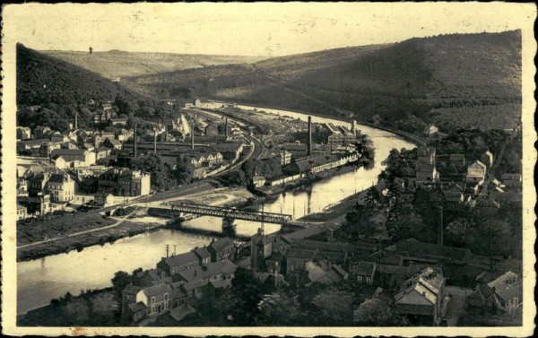Nouzonville, La Meuse et les Usines Vorderseite