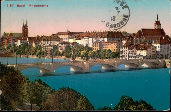 Basel - Rheinbrücke Vorderseite