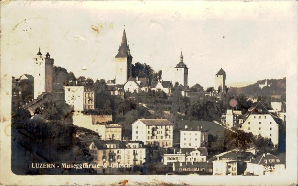 Luzern, Museggtürme, Gütsch Vorderseite
