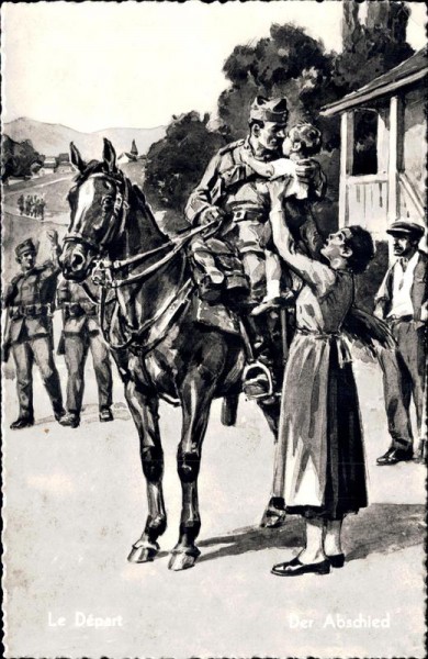 Der Abschied, Grenzbesetzung 1939 Vorderseite