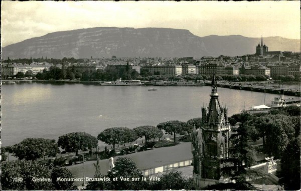 Genève - Monument-Brunswick et Vue sur la Ville Vorderseite