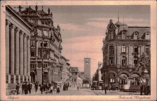 Stuttgart, Königstrasse Vorderseite